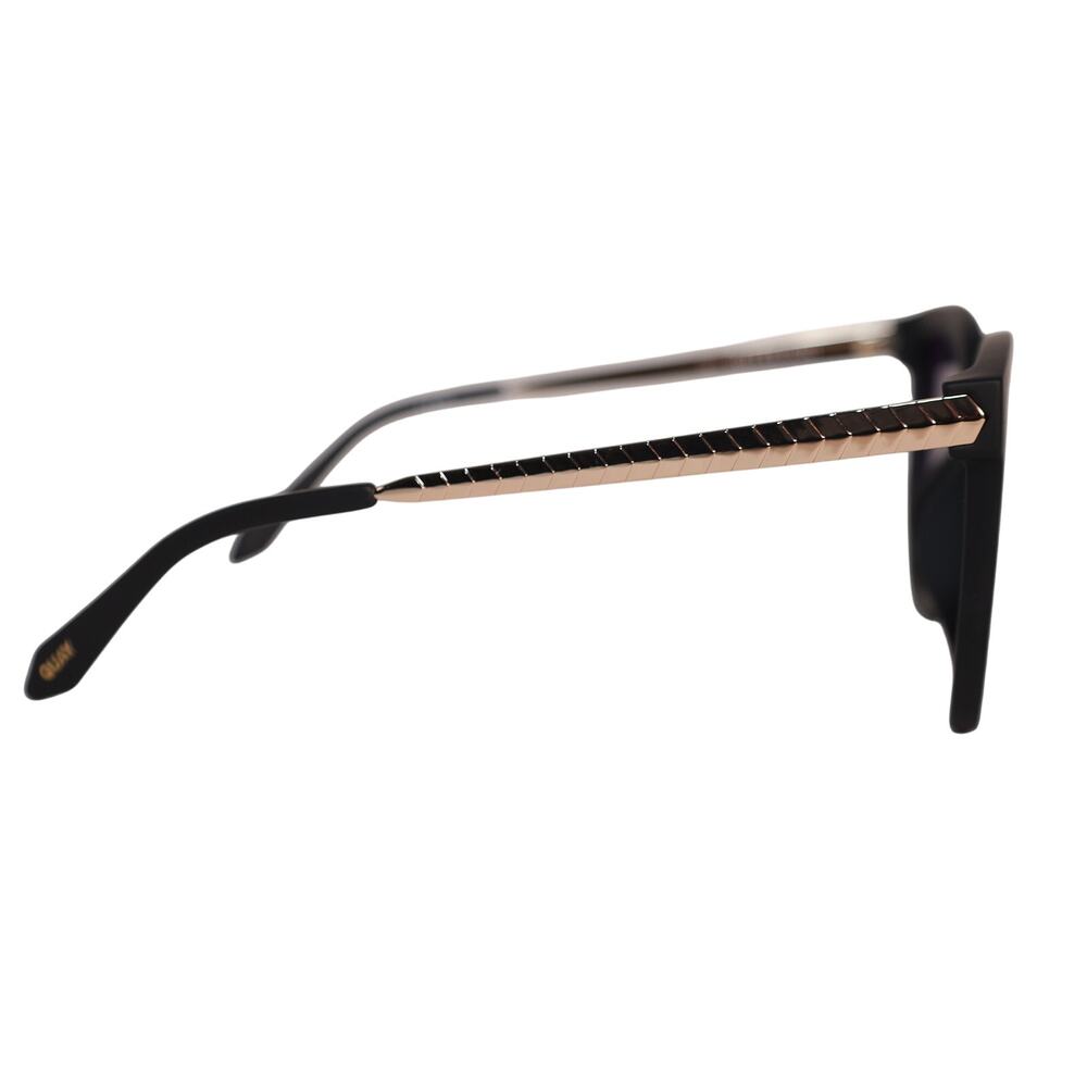 Quay Australia COFFEE RUN Polarized Round Womens Sunglasses - Black/Smoke - NWT - Picture 7 of 11